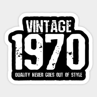 Vintage 1970 Sticker